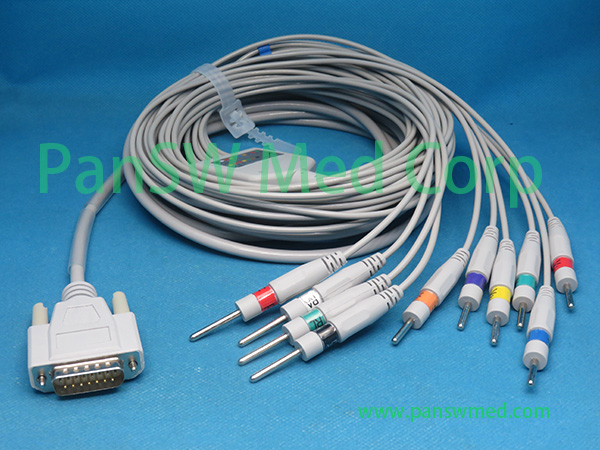 Compatible Edan SE 300 SE 12 ECG Cable DIN – PanswMed