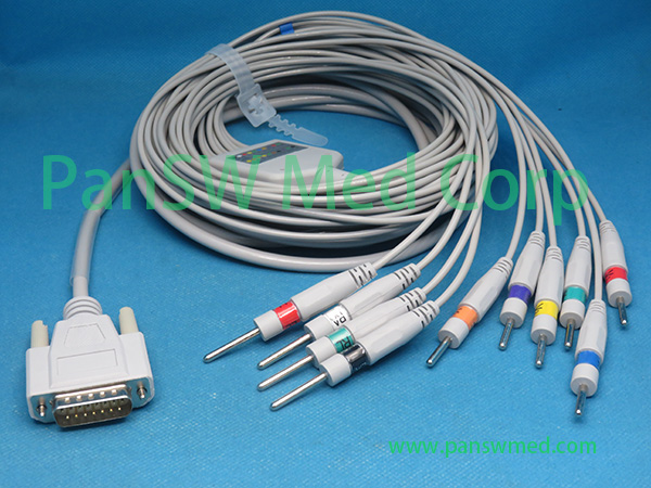Compatible Edan SE 600 SE 6 ECG Cable DIN – PanswMed