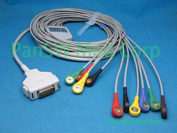 Compatible Fukuda FCP 7411 FX 7402 ECG Machine Patient Cable Snap – PanswMed