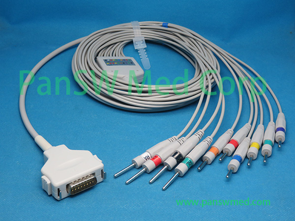 Compatible Fukuda FX 7202 FX 2111 ECG Machine Patient Cable DIN – PanswMed