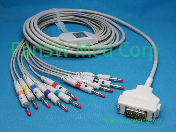 Compatible Fukuda FX 7202 FX 2111 ECG Machine Patient Cable Banana – PanswMed