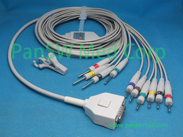 Compatible Fukuda ME C 100 C 110 C 120 ECG Cable DIN IEC – PanswMed