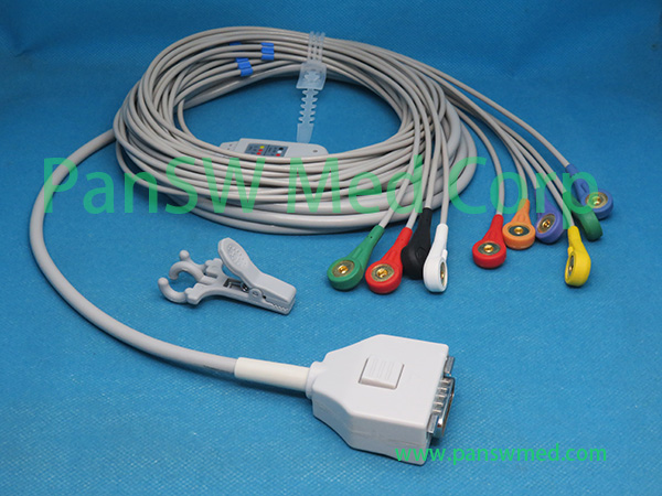 Compatible Fukuda ME C 100 C 110 C 120 ECG Cable Snap AHA – PanswMed