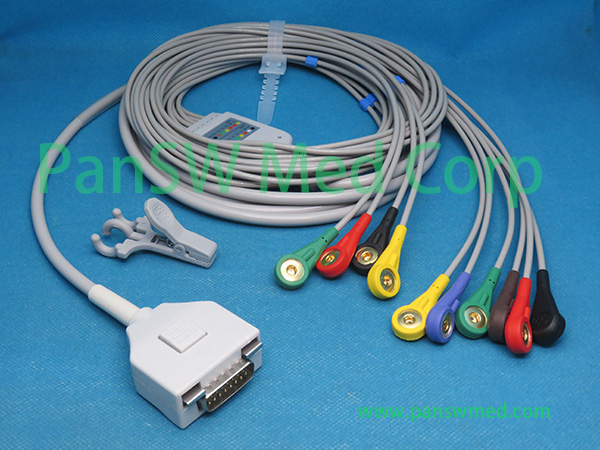 Compatible Fukuda ME C 100 C 110 C 120 ECG Cable Snap IEC – PanswMed