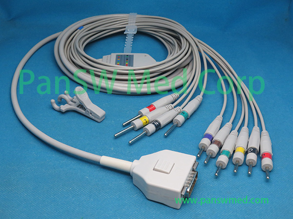 Compatible Fukuda ME C 300 C 310 C 550 ECG Cable IEC DIN – PanswMed