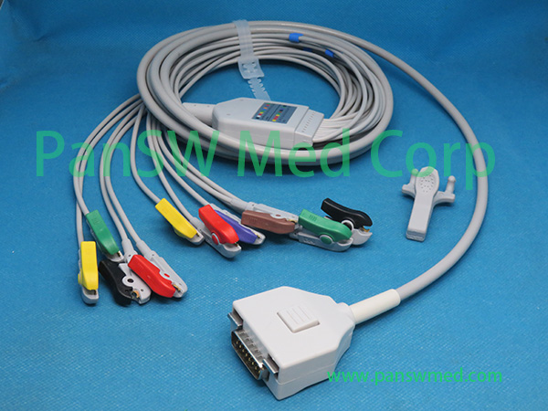 Compatible Fukuda ME C 300 C 310 C 550 ECG Cable IEC Grabber – PanswMed