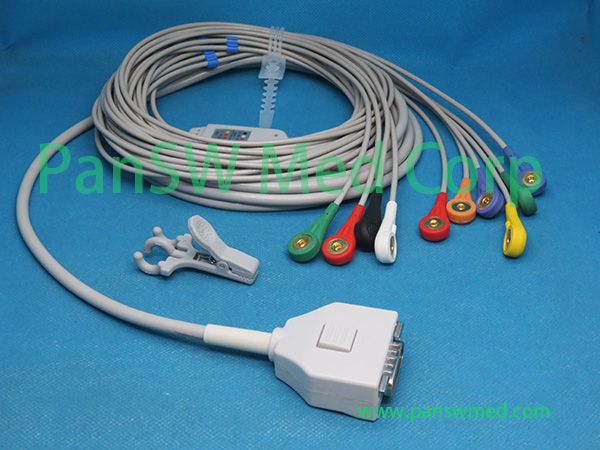 Compatible Fukuda ME C 600 C 600W C 610 ECG Cable AHA Snap – PanswMed