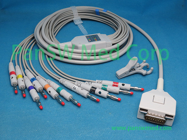 Compatible Fukuda ME Α2000 Series Α1000 ECG Cable AHA Banana – PanswMed