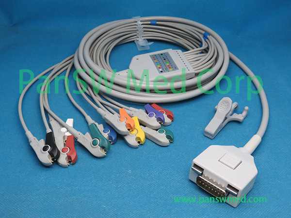 Compatible Fukuta ME KP 309KP 405KP 500 EKG Cable AHA Grabber – PanswMed