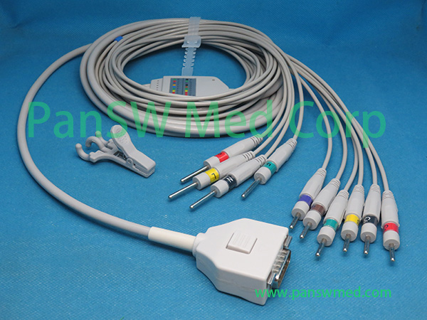 Compatible Fukuta ME KP 309KP 405KP 500 EKG Cable IEC DIN – PanswMed