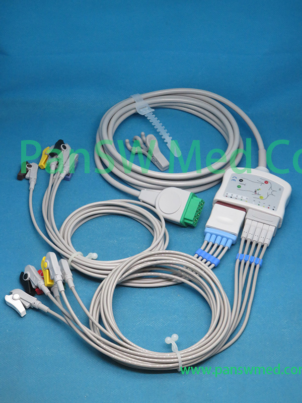Compatible GE MAC Lab Cath Lab System Ten Leads ECG Cable With Leads – PanswMed