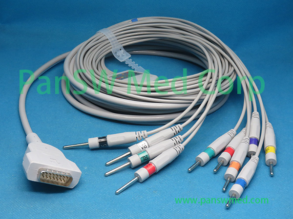 Compatible GE Medical MAC 500 MAC 1100 ECG Cable – PanswMed