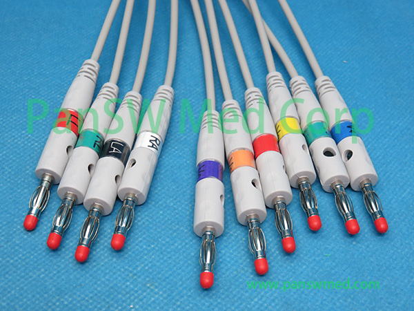 Compatible Heart Screen 80G Heart Screen 112C Heart Screen 112D ECG Cable Banana – PanswMed