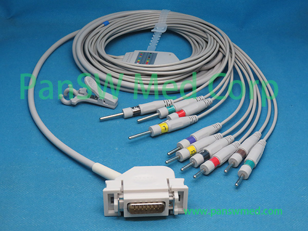 Compatible Hellige EK 413 EK 512 ECG Cable – PanswMed