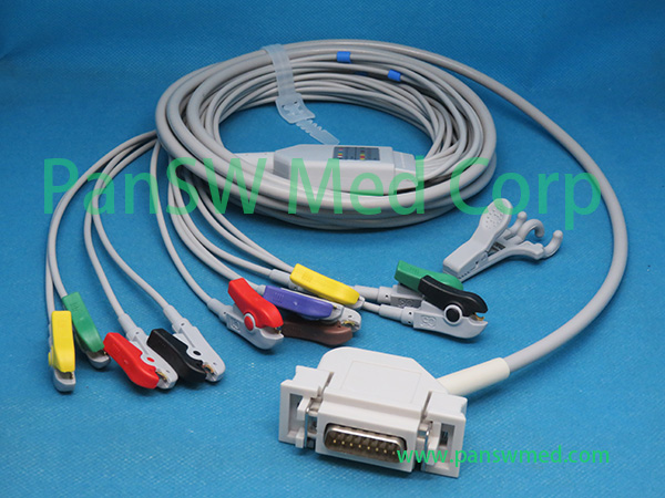 Compatible Hellige EK 512E EK 512P ECG Cable IEC Grabber – PanswMed