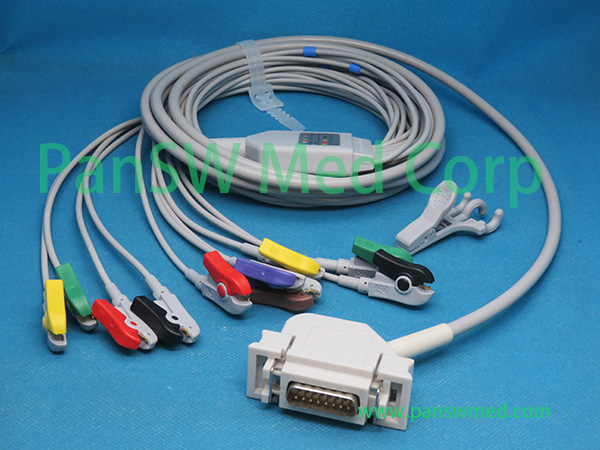 Compatible Hellige EK 512E EK 512P ECG Cable – PanswMed