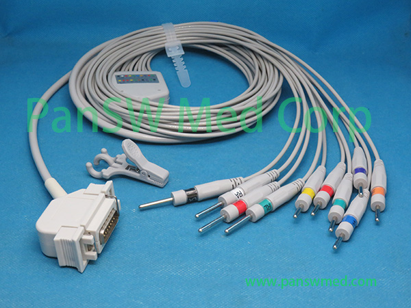 Compatible Hellige EK 36 EK 41 ECG Cable – PanswMed