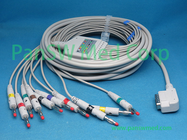 Compatible Kenz 1203 1205 ECG Cable Banana – PanswMed