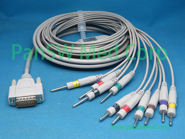 Compatible Nihon Kohden ECG 1150 1250 ECG Cable DIN – PanswMed