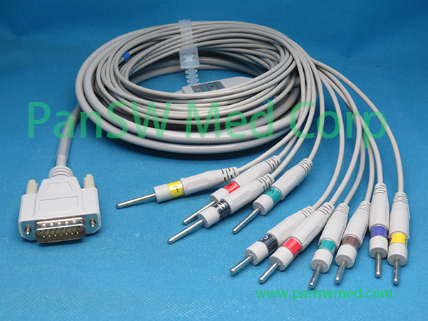 Compatible Nihon Kohden ECG 9020 ECG 9022 ECG Cable DIN – PanswMed