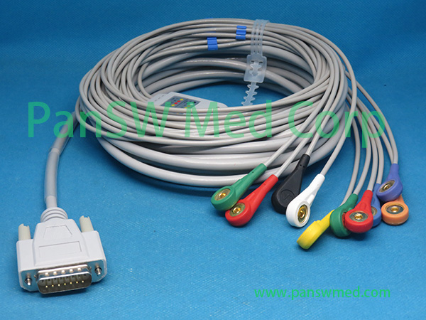 Compatible Nihon Kohden ECG 9020 ECG 9022 ECG Cable Snap – PanswMed