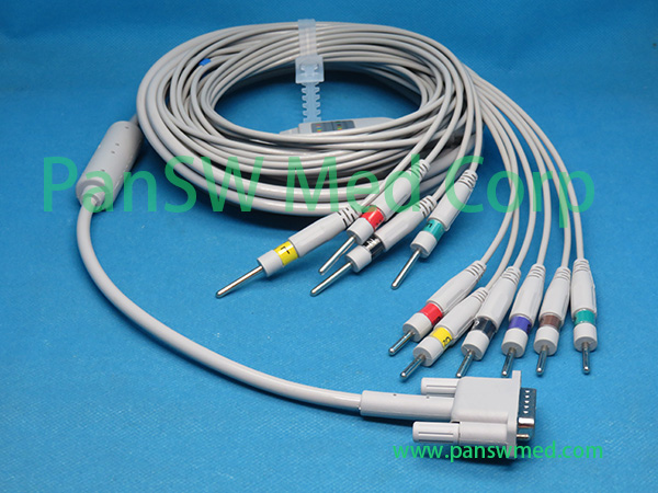 Compatible Philips M 1770A M 1771A M 1772A ECG Cable – PanswMed