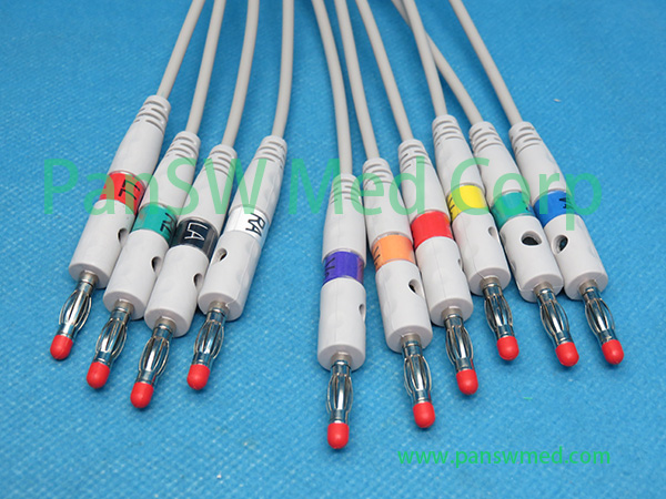 Compatible Philips TRIM 989803129161 ECG Leads Banana – PanswMed