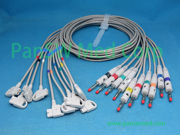 Compatible Philips TRIM 989803129161 ECG Leads – PanswMed