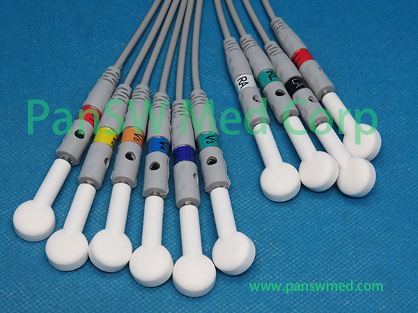 Compatible Schiller AT 104 PC ECG Cable With Adapter – PanswMed