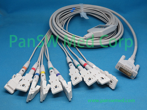 Compatible Schiller AT 110 ECG Cable With Tap Connector – PanswMed