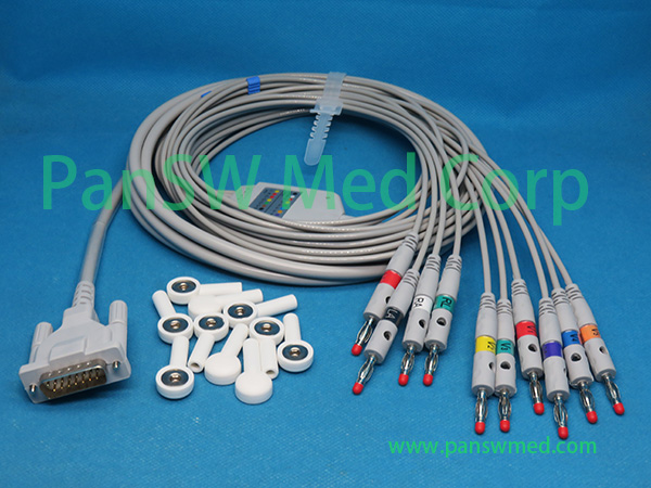 Compatible Schiller AT 1 AT 2 AT 3 ECG Cable – PanswMed