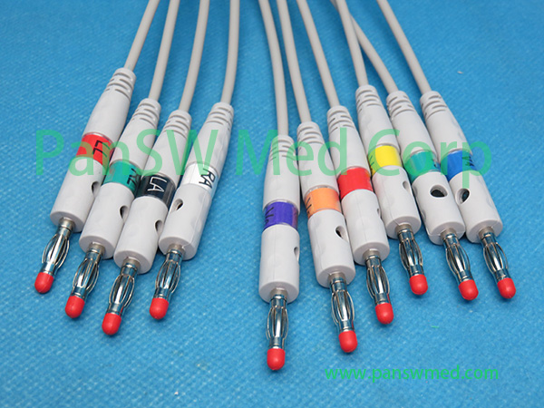 Compatible Schiller CS 200 ECG Cable Banana – PanswMed