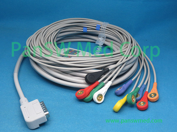 Compatible Sukuken Kenz Cardio 601 ECG Cable Snap – PanswMed