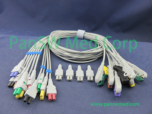 Compatible Biocare IE 12A IE 12 IE 15 IE 6 ECG Machine Leads – PanswMed