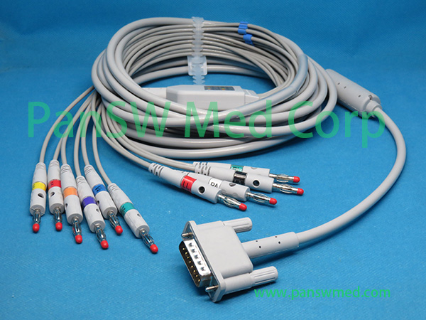 Compatible Cardioline AR 600 AR 1200 ECG Cable – PanswMed