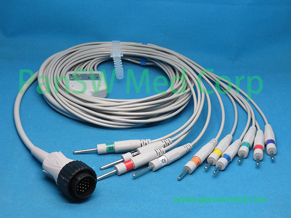 Compatible Cardioline Delta 3 Plus Delta 30 ECG Cable DIN – PanswMed