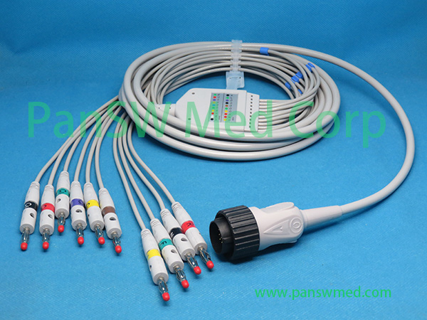 Compatible Cardioline Delta 60 Delta Plus 60 ECG Cable Banana – PanswMed