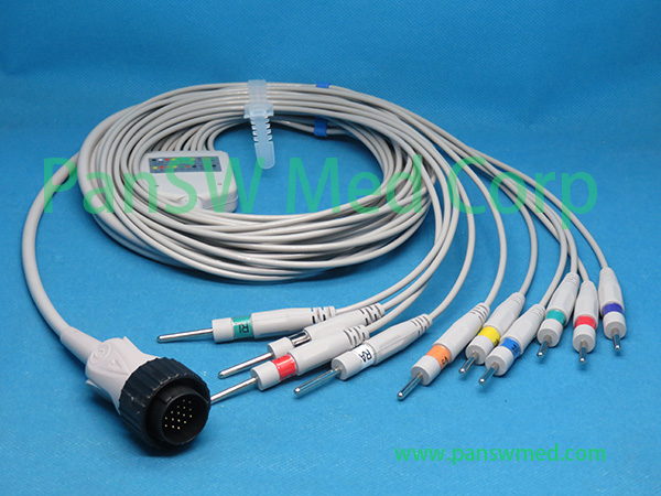 Compatible Cardioline Delta 60 Plus Delta 1 ECG Cable DIN – PanswMed