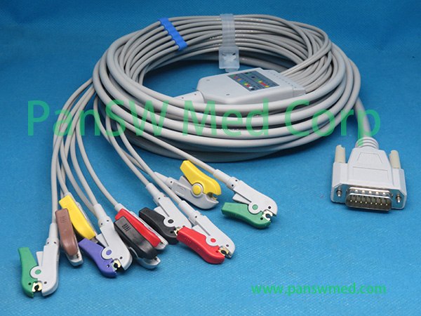 Compatible Carewell 1101 1112 T 12 ECG Machine Patient Cable Clip – PanswMed