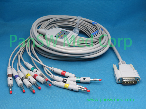 Compatible Carewell 1103 1106 ECG Machine Patient Cable – PanswMed