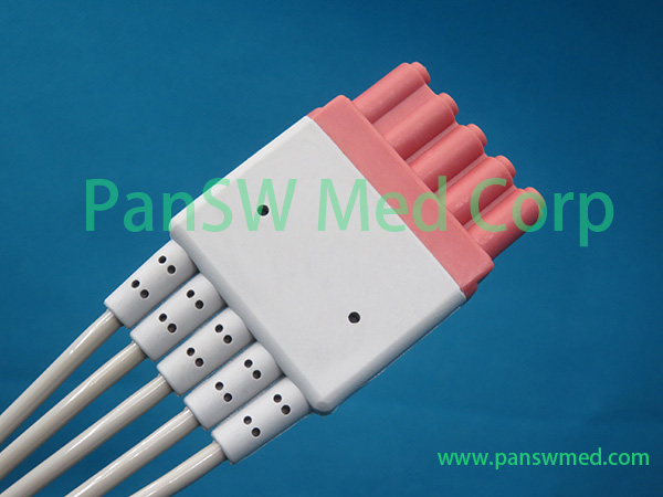 Compatible Siemens 10 LEAD ECG Trunk Cable IEC 2 6644541 E 295E Leads – PanswMed