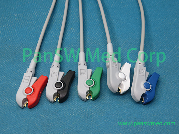 Compatible Siemens 10 LEAD ECG Trunk Cable IEC 2 6644541 E 295E Limb Leads 5 – PanswMed