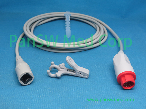 Compatible Mindray 001C 30 70759 Hospira Ipm 8 Ipm 10 Ipm 12 Invasive Blood Pressure Cable – PanswMed