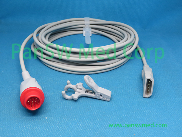 Compatible Mindray PVB Invasive Blood Pressure Cable Beneheart Defibrillator – PanswMed
