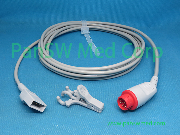 Compatible Mindray Beneheart Defibrillator Utah Invasive Blood Pressure Cable – PanswMed