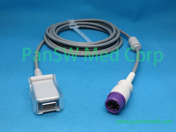 Compatible Mindray 040 000332 00 Spo2 Adapter Cable - PanswMed