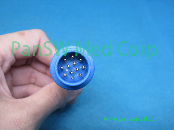 Compatible Schiller Defiguard Spo2 Sensor Connector - PanswMed