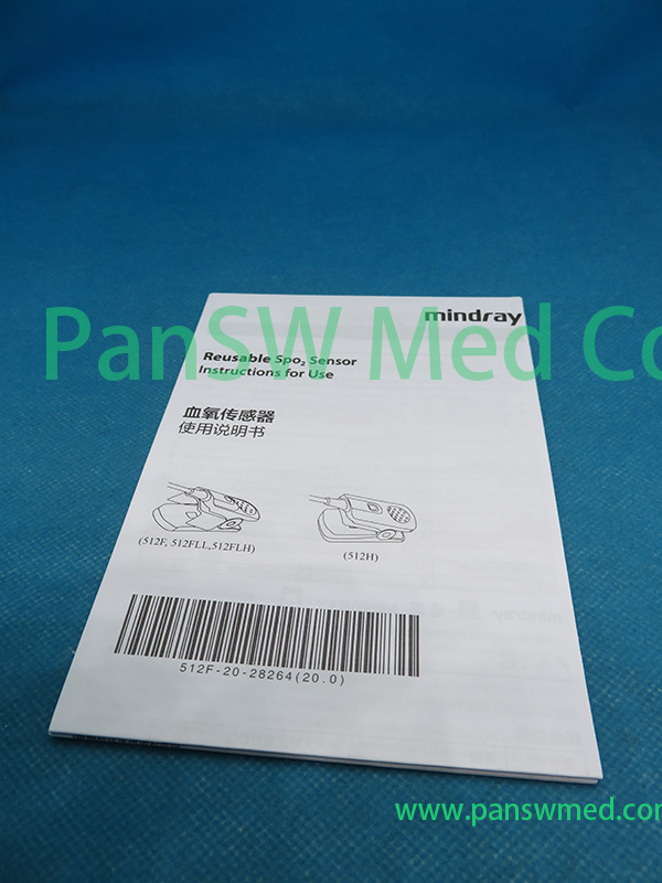 Original Mindray 115 012807 00 Spo 2 Sensor Manual – PanswMed