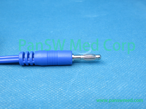 Compatible Electric Surgery Neutral Pad Connecting Cable 3 – PanswMed