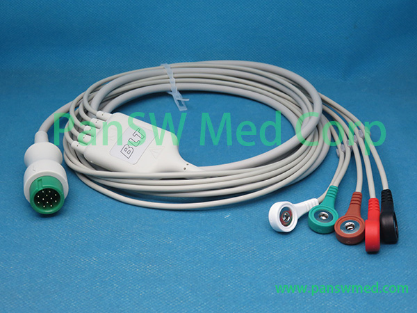 Original Biolight 15 031 0004 ECG Cable3 - PanswMed